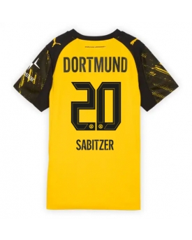 Billige Fotballdrakt Borussia Dortmund Marcel Sabitzer #20 Replika Hjemmedrakt Dame 2025-26 Kortermet Billige Fotballdrakt Borussia Dortmund Marcel Sabitzer #20 Replika Hjemmedrakt Dame 2025-26 Kortermet